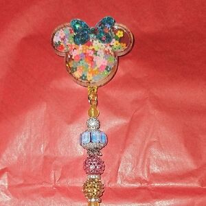 Colorful Beaded Badge Reel